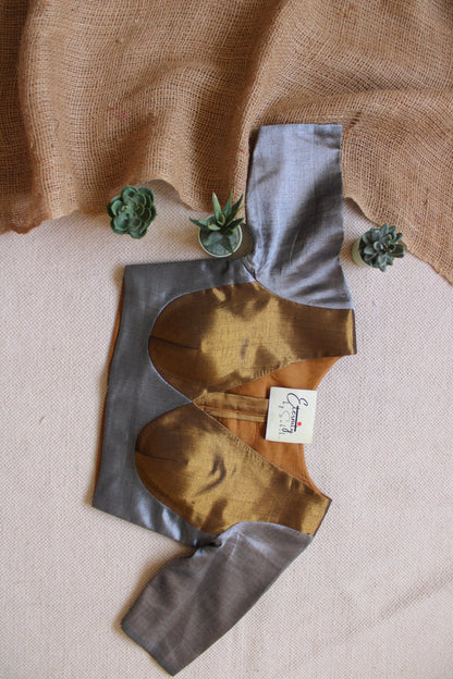 Handcrafted Shimmer Blouse – Chandi Sona by Eternity by Sakshi