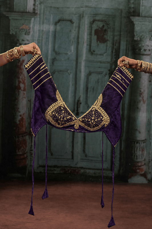 Plum Aangi Blouse - Eternity by Sakshi