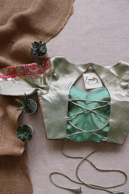 Pastel Green Navratri Noor Blouse