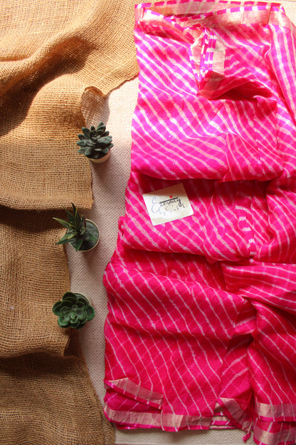 Gulaabi Kota Doriya Saree