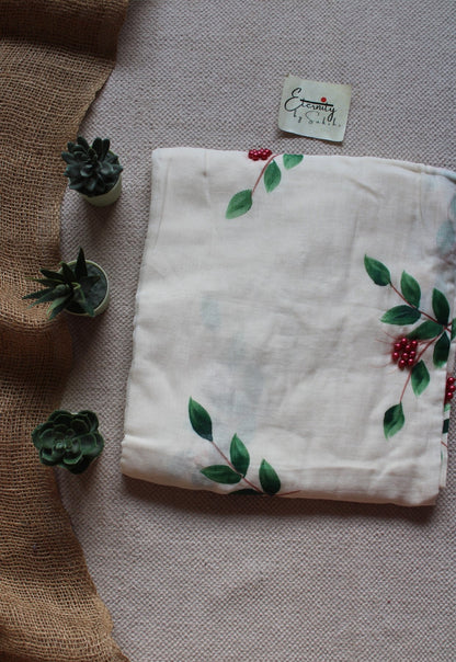 Anar Saree | Handwork Handloom Mul Cotton Saree – Eternity by Sakshi