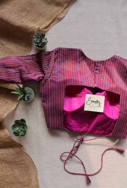 Pink Rimjhim Blouse - Eternity by Sakshi