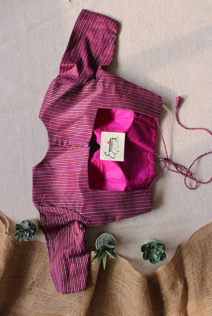 Pink Rimjhim Blouse - Eternity by Sakshi