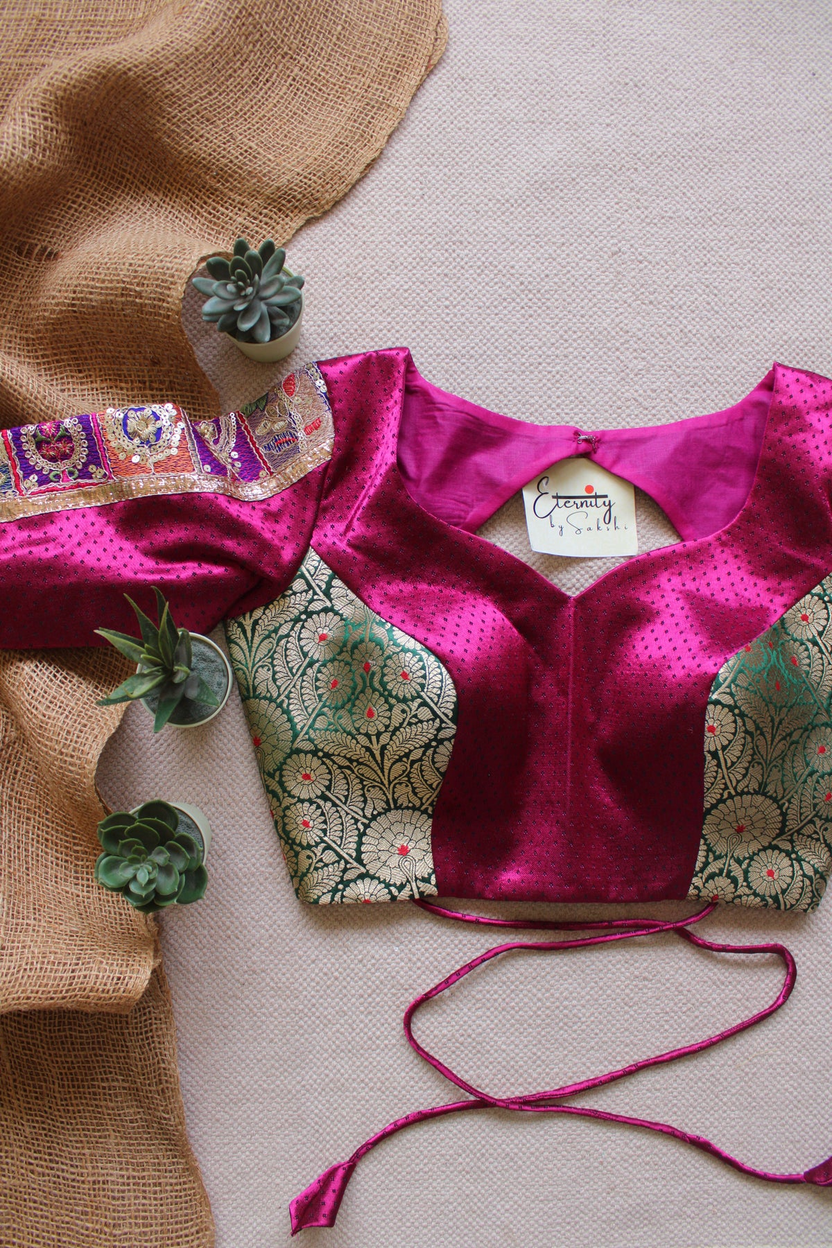 Gulaabi Navratri Noor Blouse