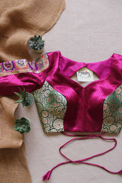 Gulaabi Navratri Noor Blouse