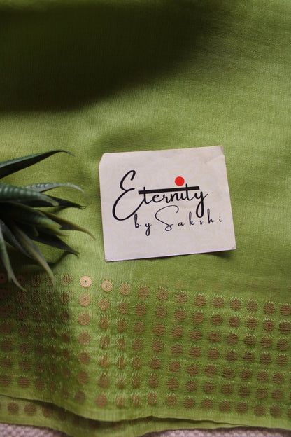 Green Sundari Saree - Eternity by Sakshi