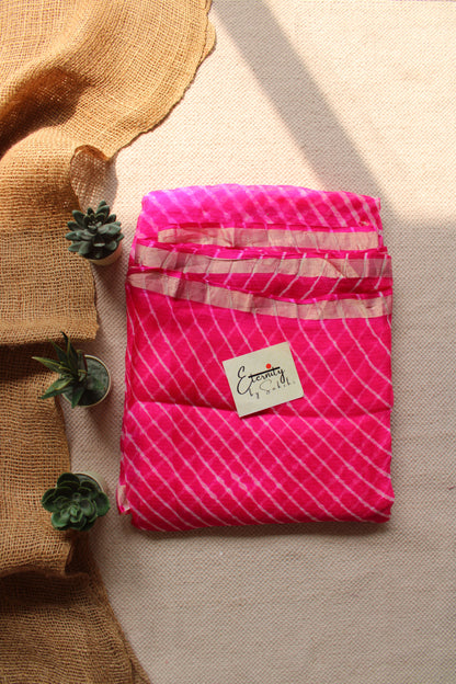 Gulaabi Kota Doriya Saree