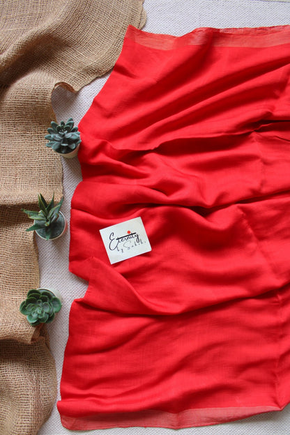 Red Raga Resham Saree - Eternity by Sakshi