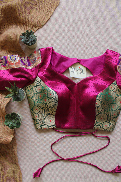 Gulaabi Navratri Noor Blouse