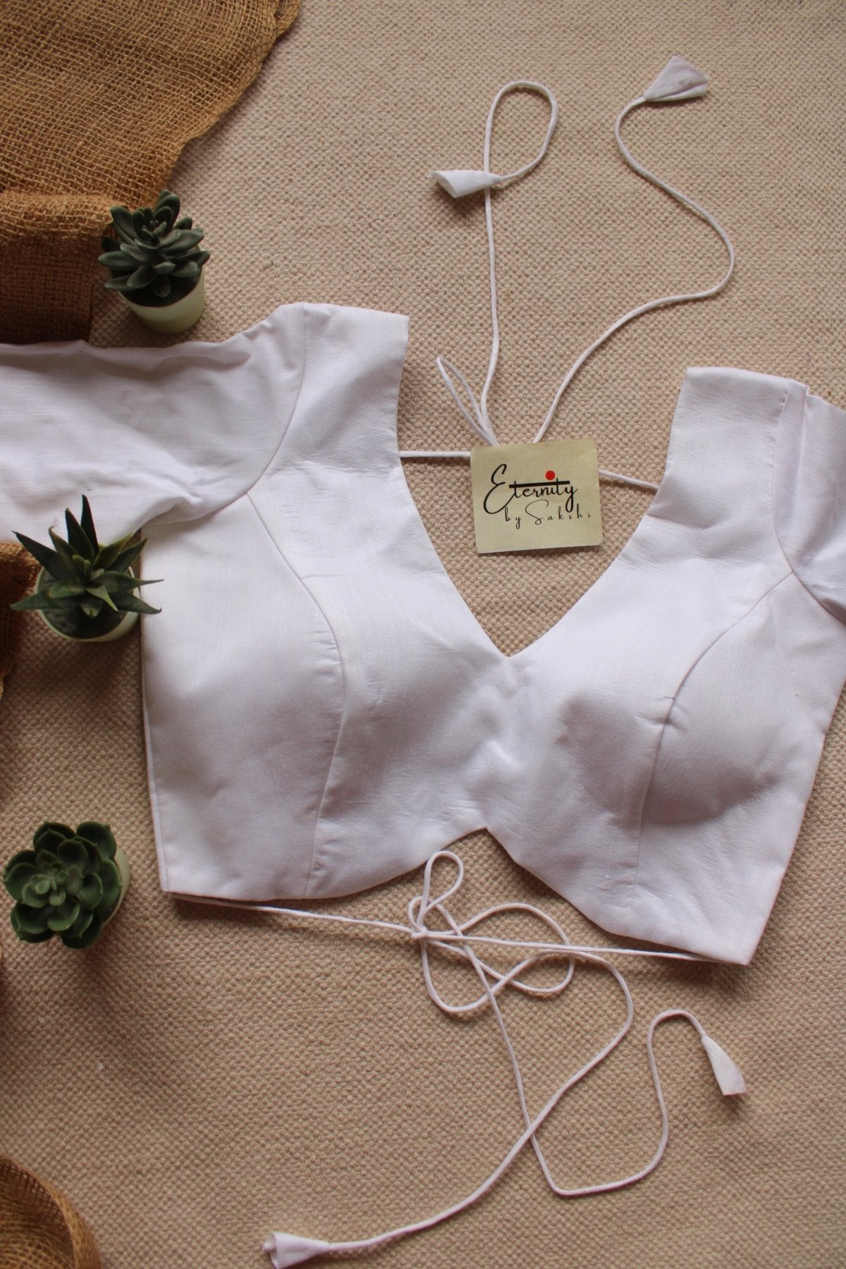 White Shadow Blouse - Eternity by Sakshi