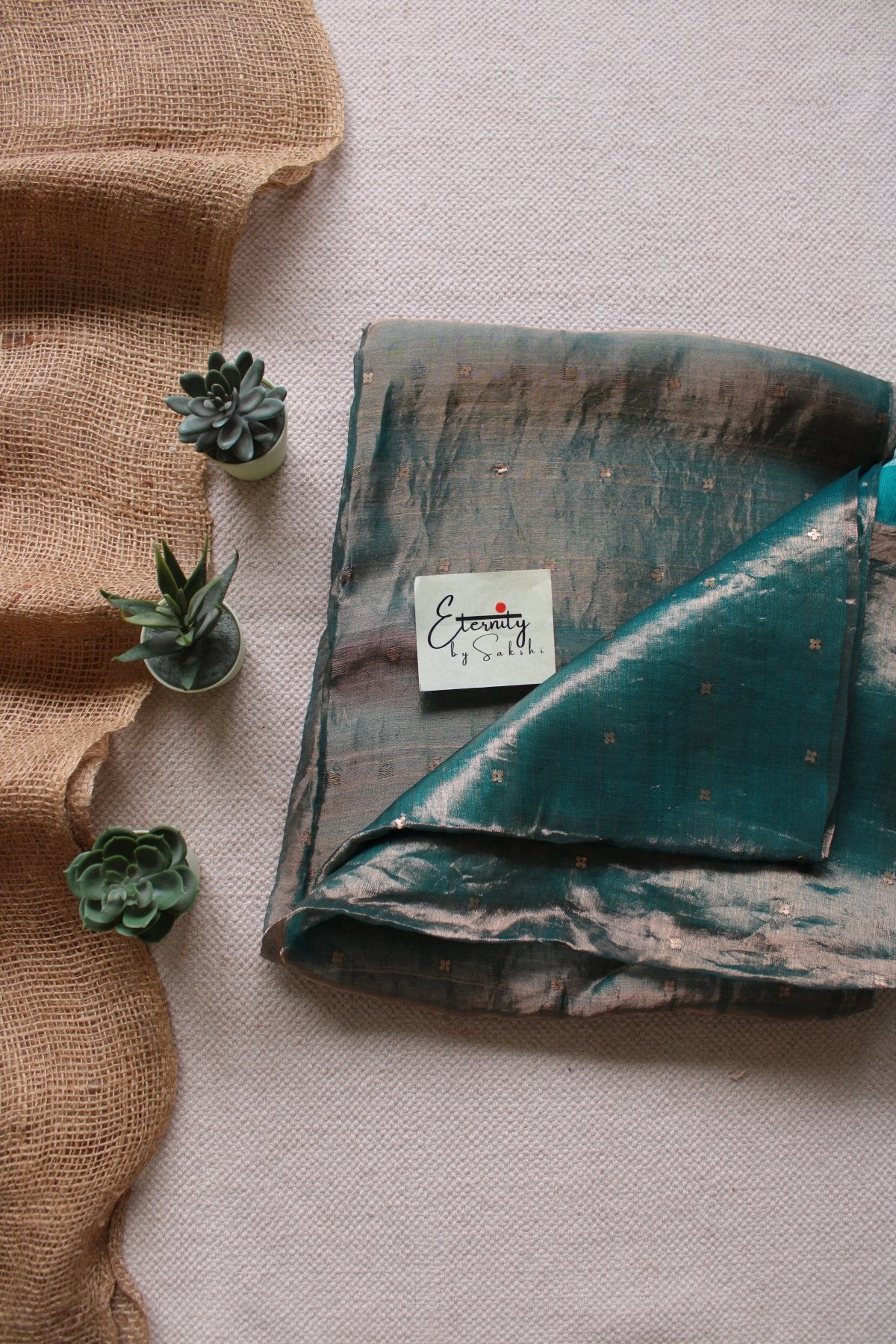 Turquoise Aaradhya Saree - Eternity by Sakshi