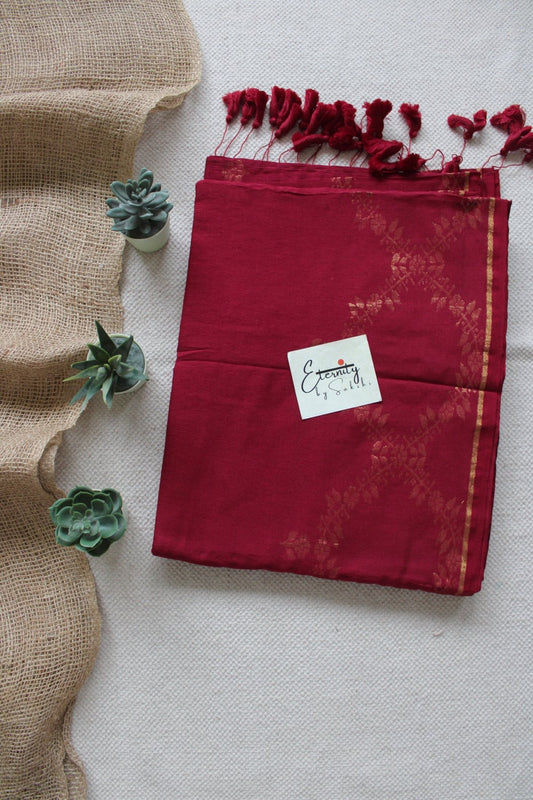 Maroon Parv Saree - Eternity by Sakshi