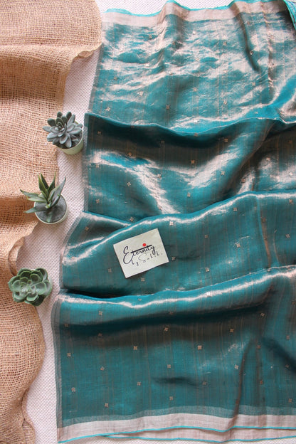 Turquoise Aaradhya Saree - Eternity by Sakshi