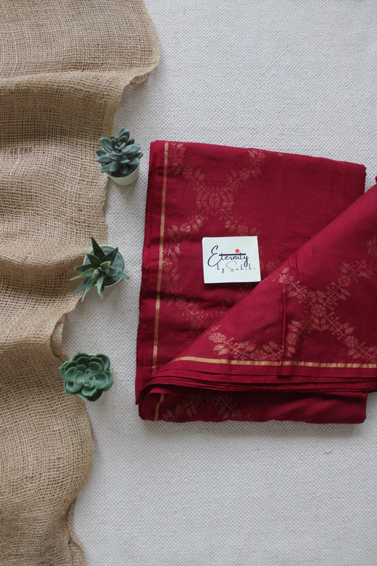 Maroon Parv Saree - Eternity by Sakshi