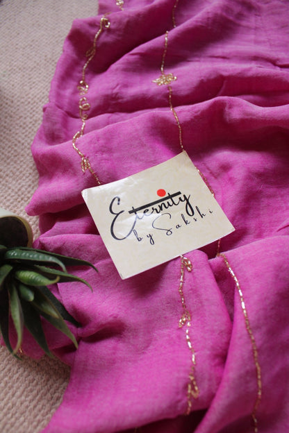 Bubblegum Noor Saree - Eternity by Sakshi