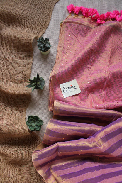 Purple Rekha Saree - Eternity by Sakshi