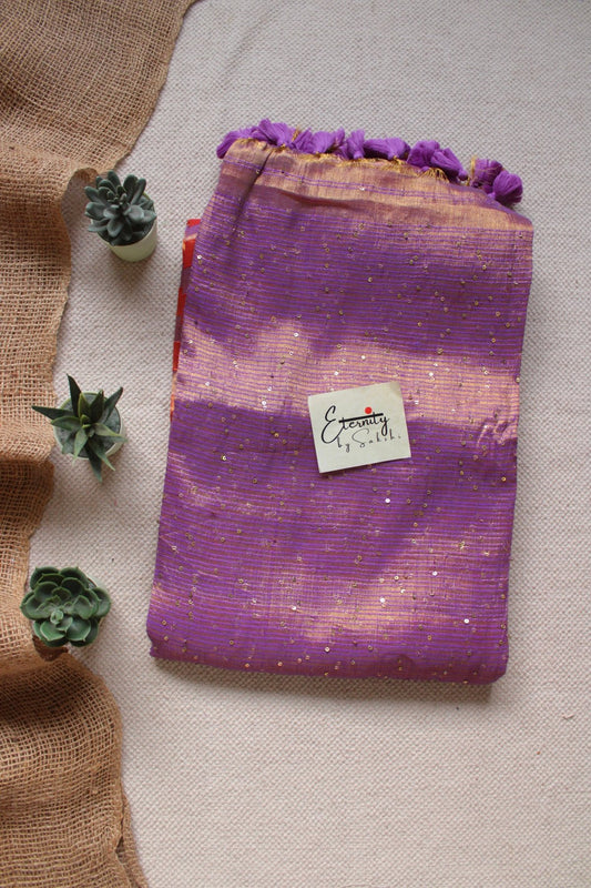 Purple Rekha Saree