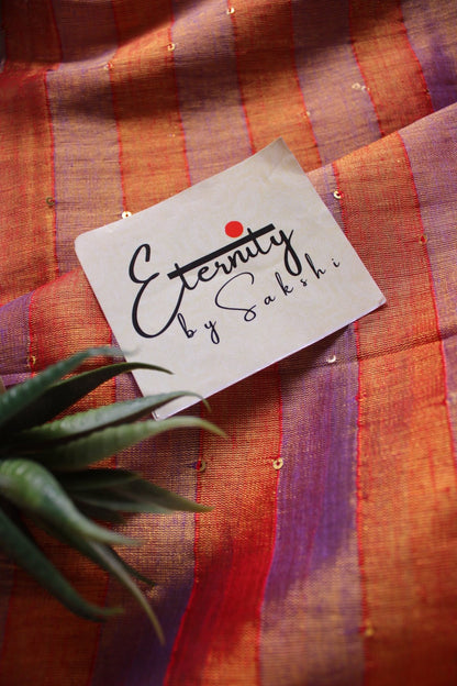 Purple Rekha Saree - Eternity by Sakshi
