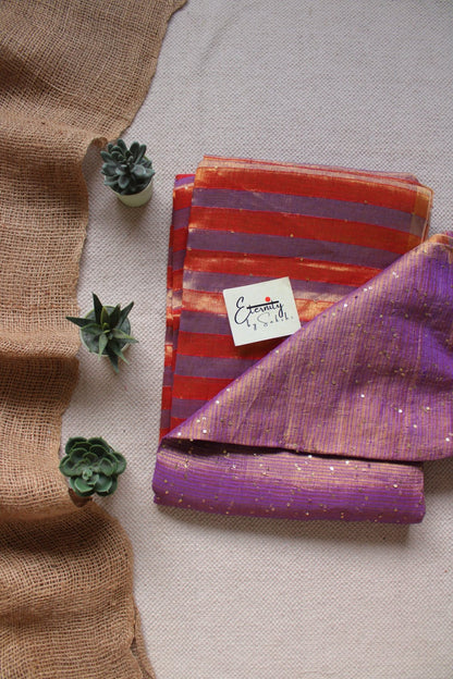 Purple Rekha Saree - Eternity by Sakshi