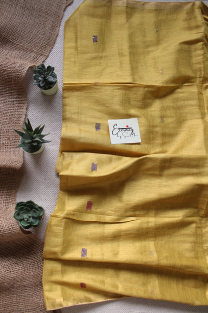 Kanak Yellow Saree - Eternity by Sakshi