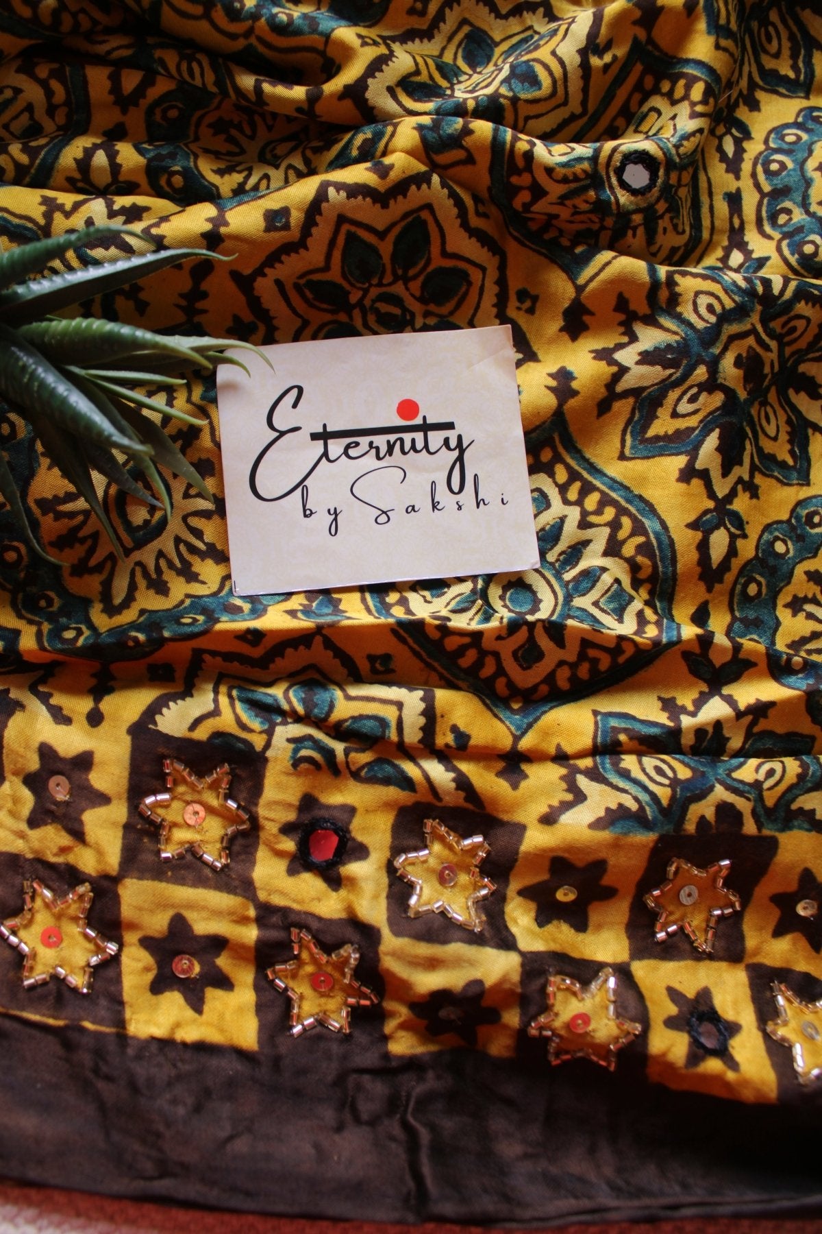 Sunehri Silk Saree - Eternity by Sakshi