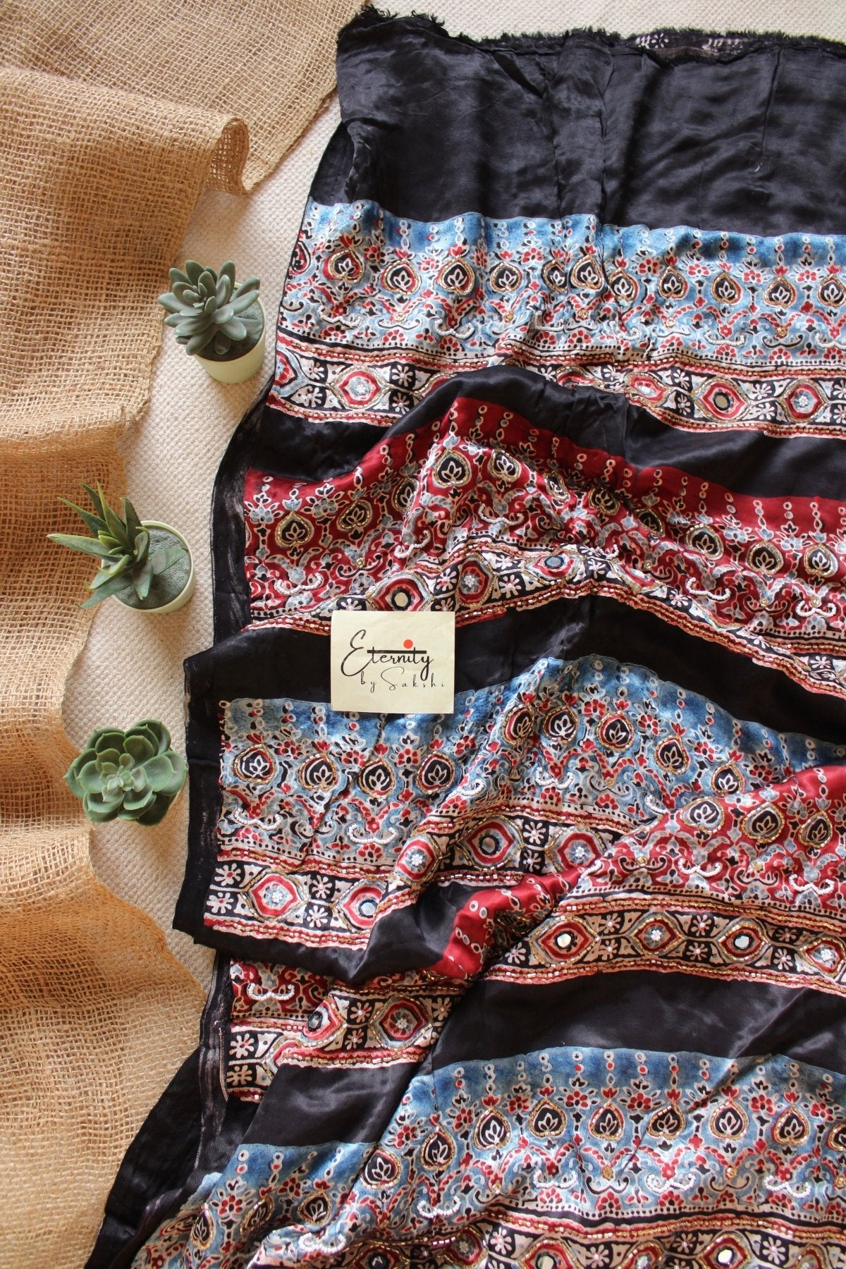 Phoolkari Silk Saree - Eternity by Sakshi
