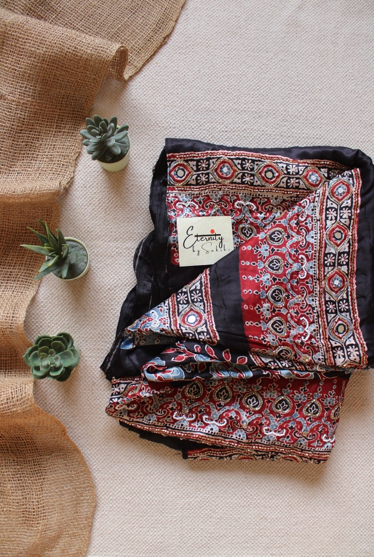 Phoolkari Silk Saree - Eternity by Sakshi