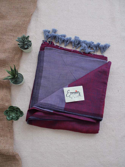 Purple Breezy Saree