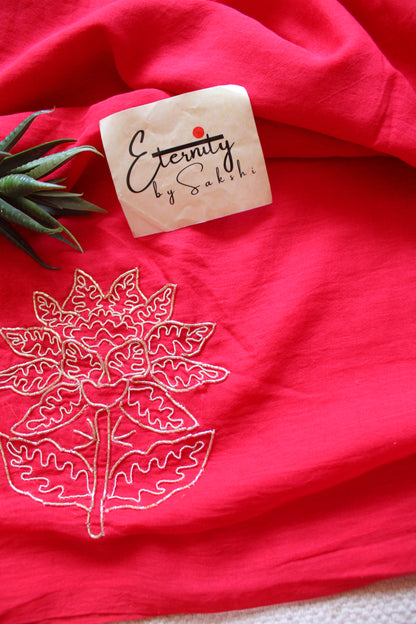 Surkh Elegance Handwork Saree