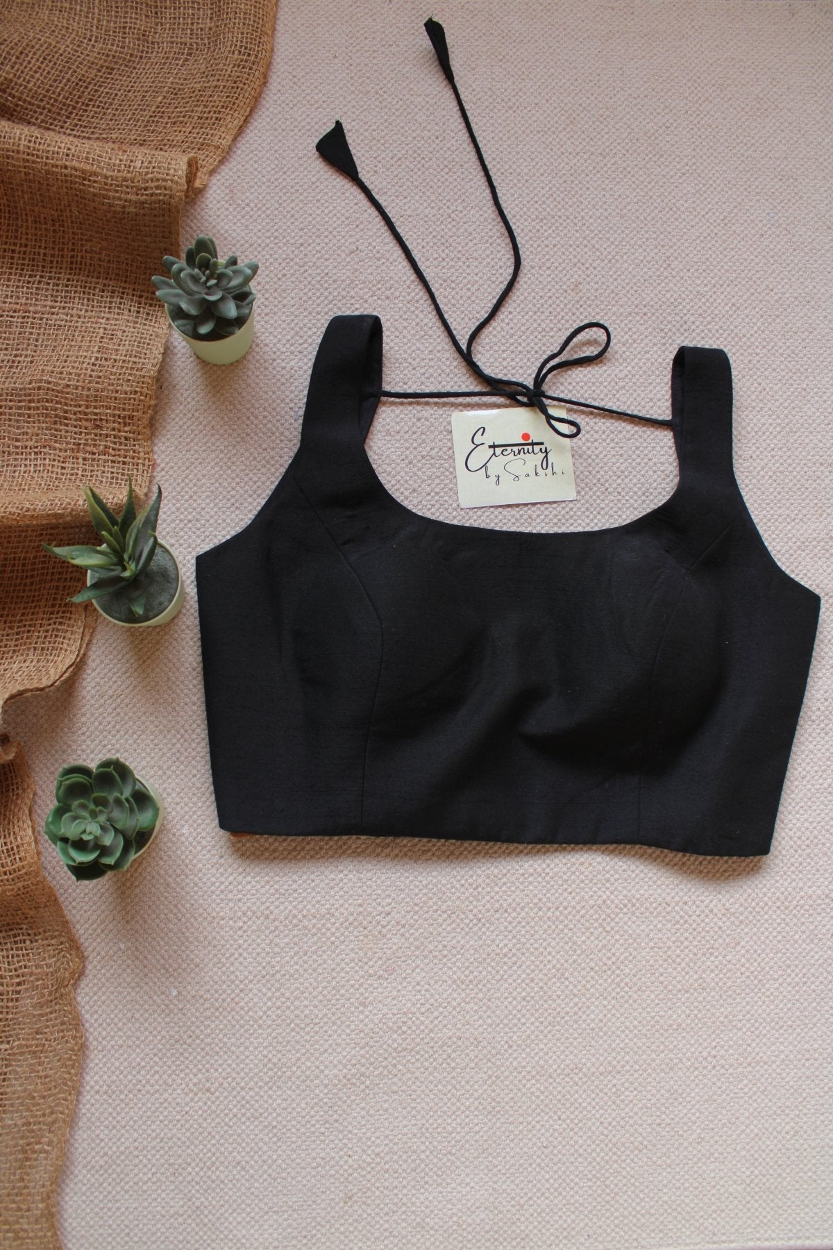 Black Noorie Blouse - Eternity by Sakshi