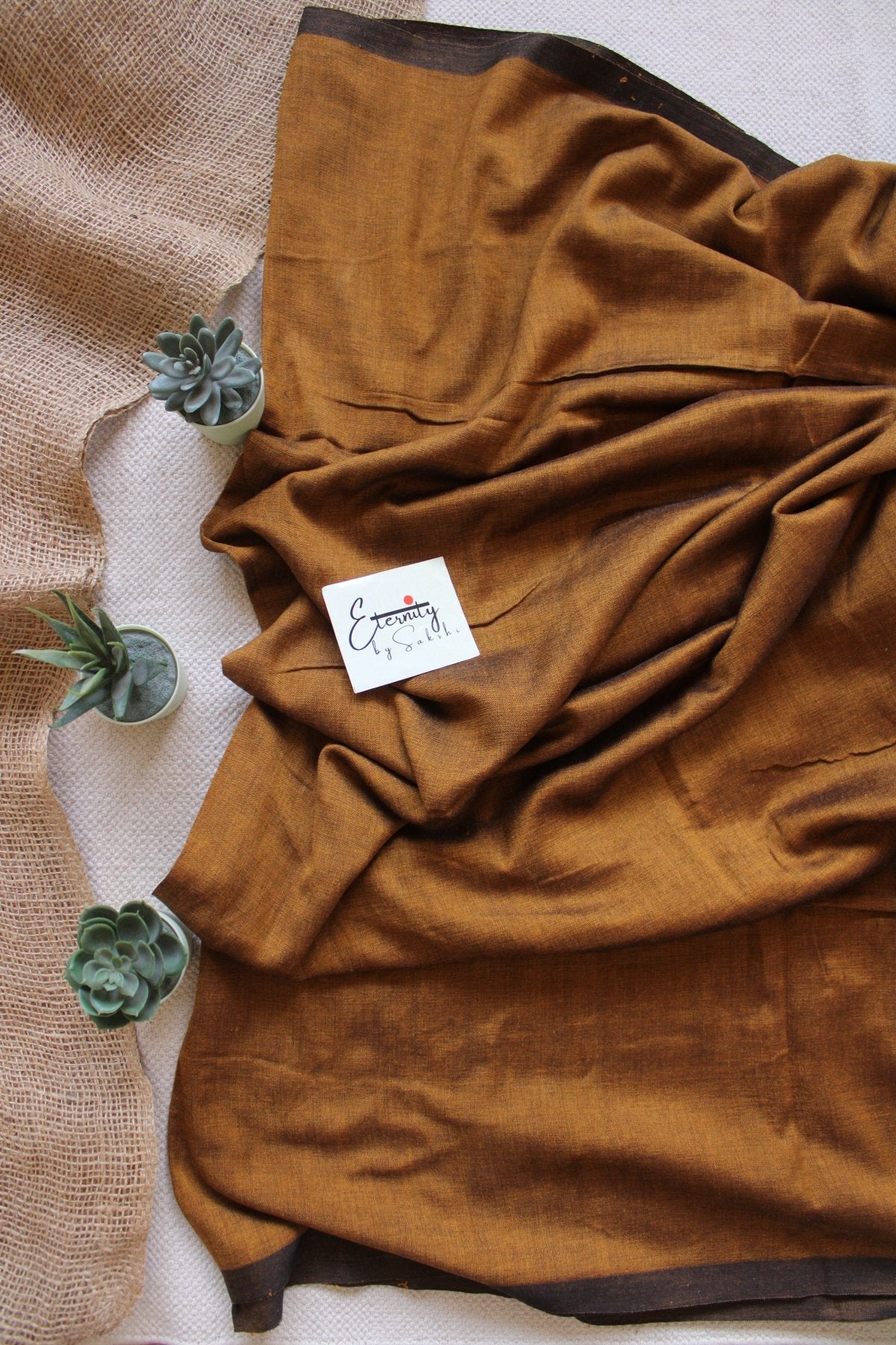 Mustard Ramya Saree - Eternity by Sakshi