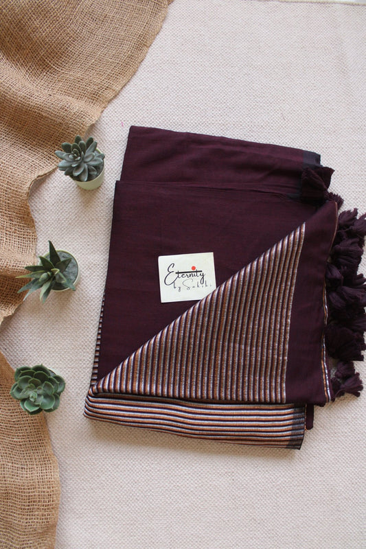 Brown Ramya Saree - Eternity by Sakshi