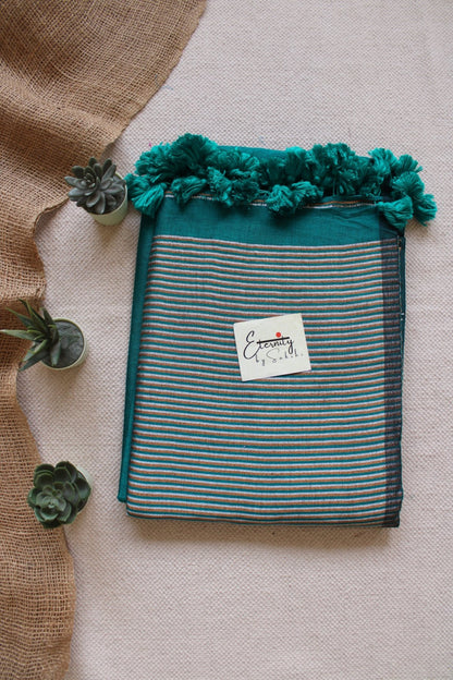 Cyan Ramya Saree - Eternity by Sakshi