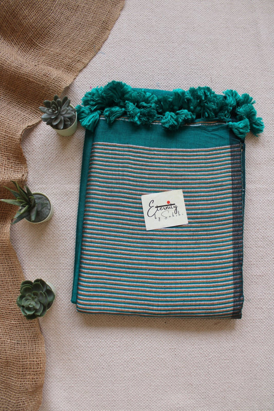Cyan Ramya Saree - Eternity by Sakshi