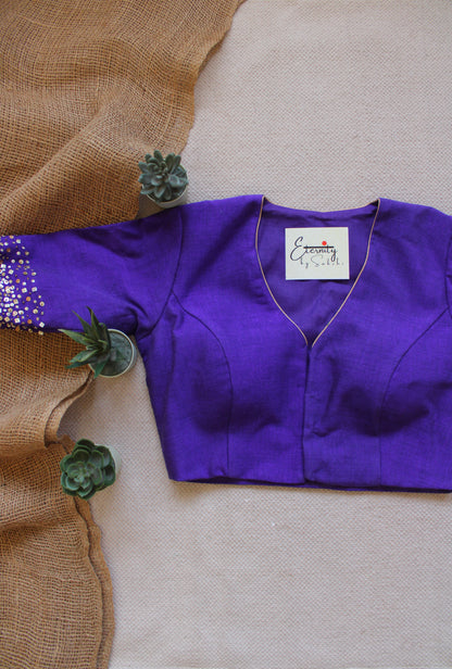Purple Tara Handwork Blouse