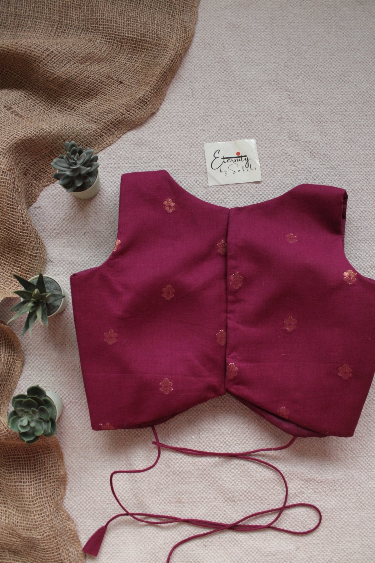 Rosy Spark Navya Blouse - Eternity by Sakshi
