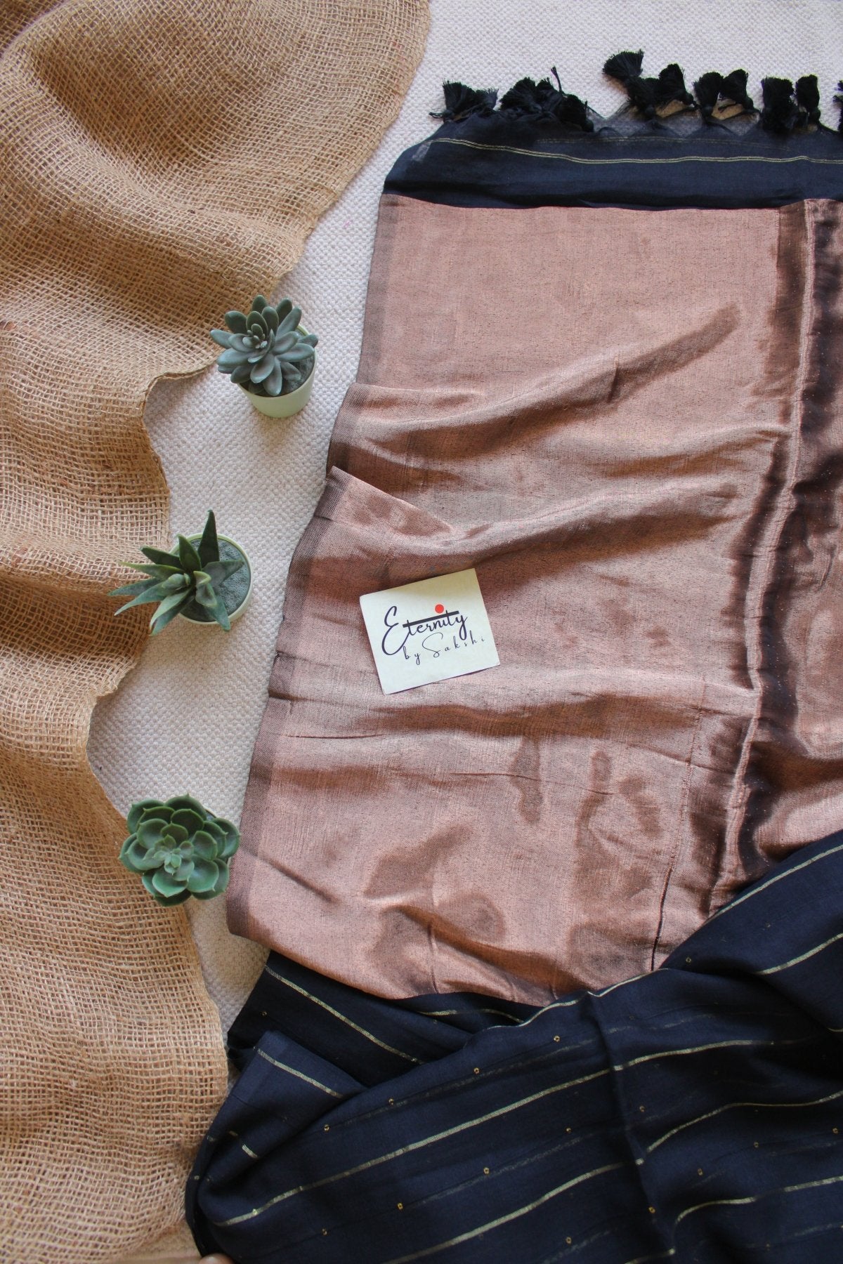 Black Galaxy Saree - Eternity by Sakshi