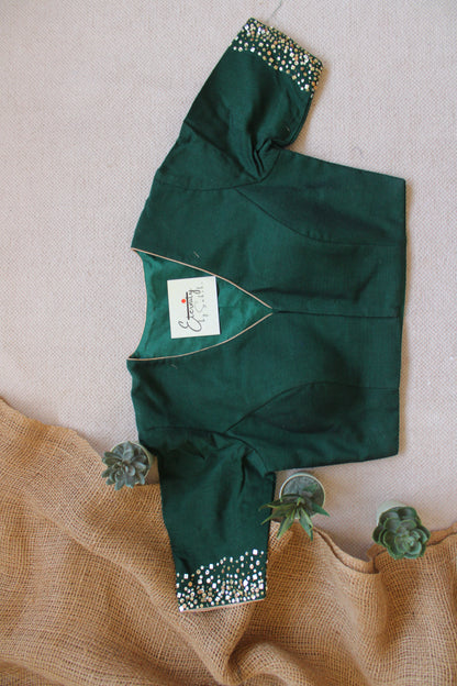 Green Tara Handwork Blouse
