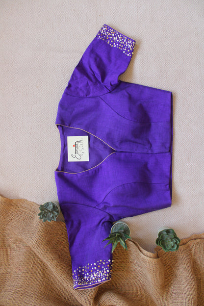 Purple Tara Handwork Blouse