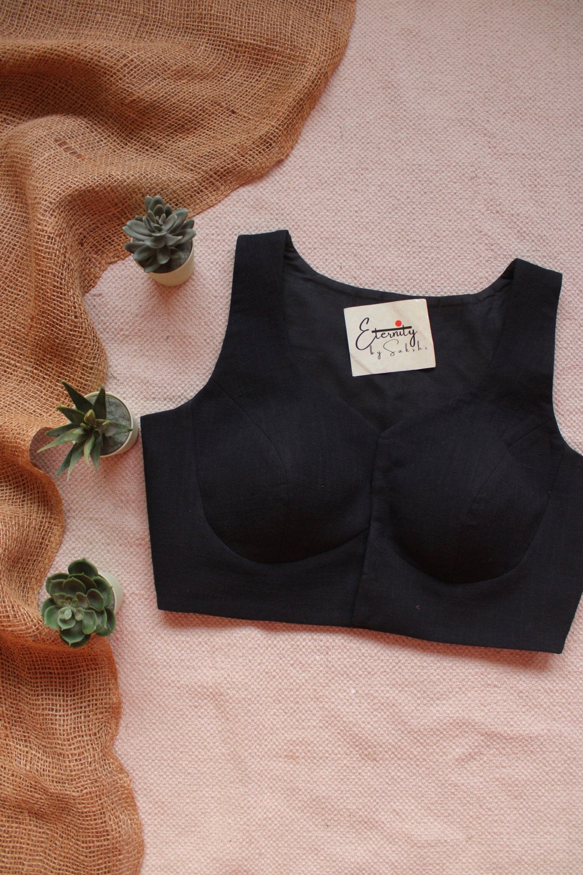 Black Office Blouse - Eternity by Sakshi