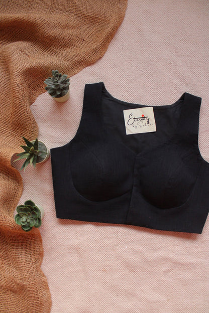 Black Office Blouse - Eternity by Sakshi