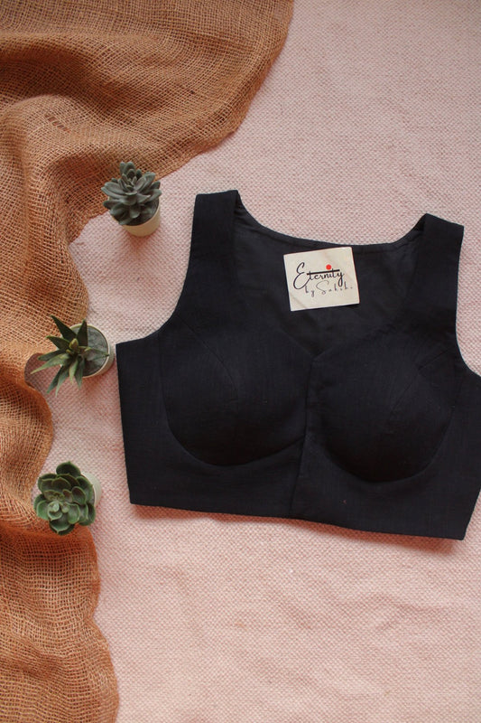 Black Office Blouse - Eternity by Sakshi