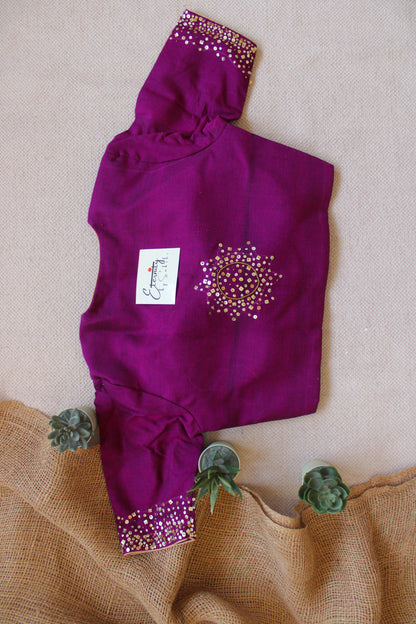 Magenta Tara Handwork Blouse