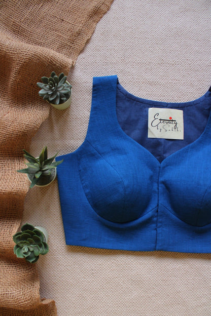 Indigo Office Blouse - Eternity by Sakshi