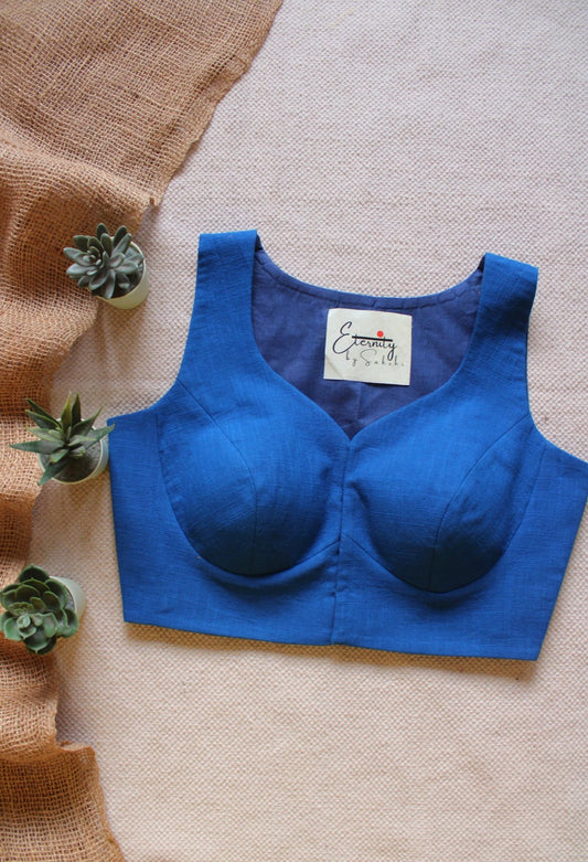 Indigo Office Blouse - Eternity by Sakshi