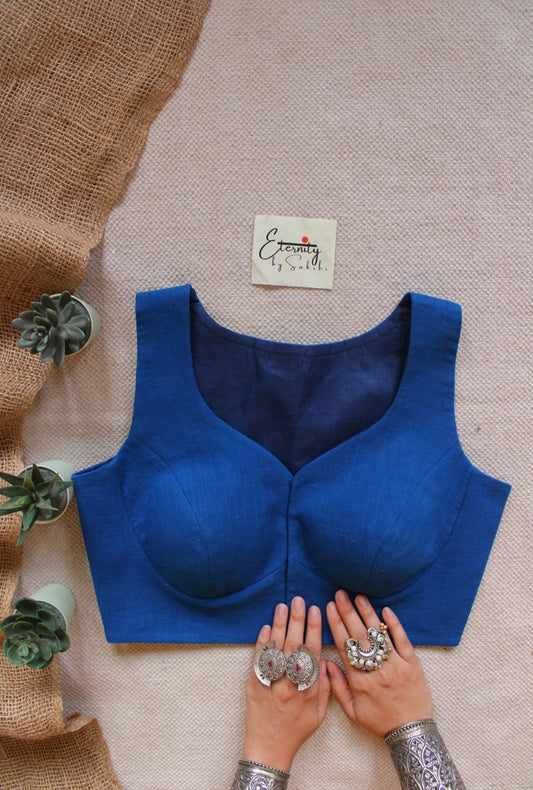 Indigo Office Blouse - Eternity by Sakshi
