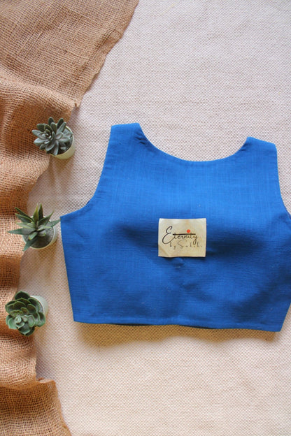 Indigo Office Blouse - Eternity by Sakshi