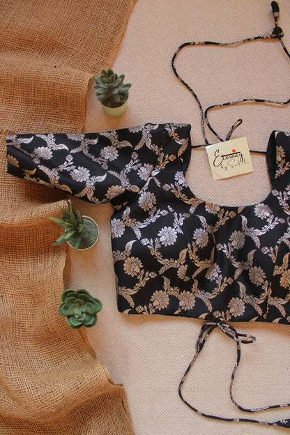 Black Malang blouse - Eternity by Sakshi