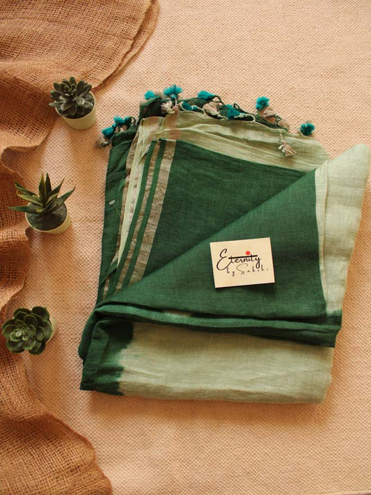 Pista Green Ombre Saree