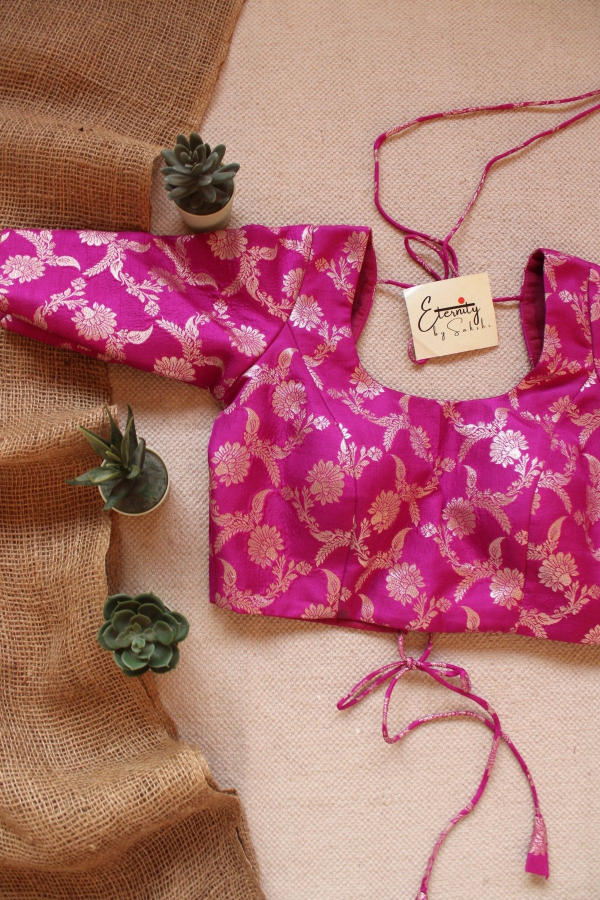 Pink Malang blouse - Eternity by Sakshi